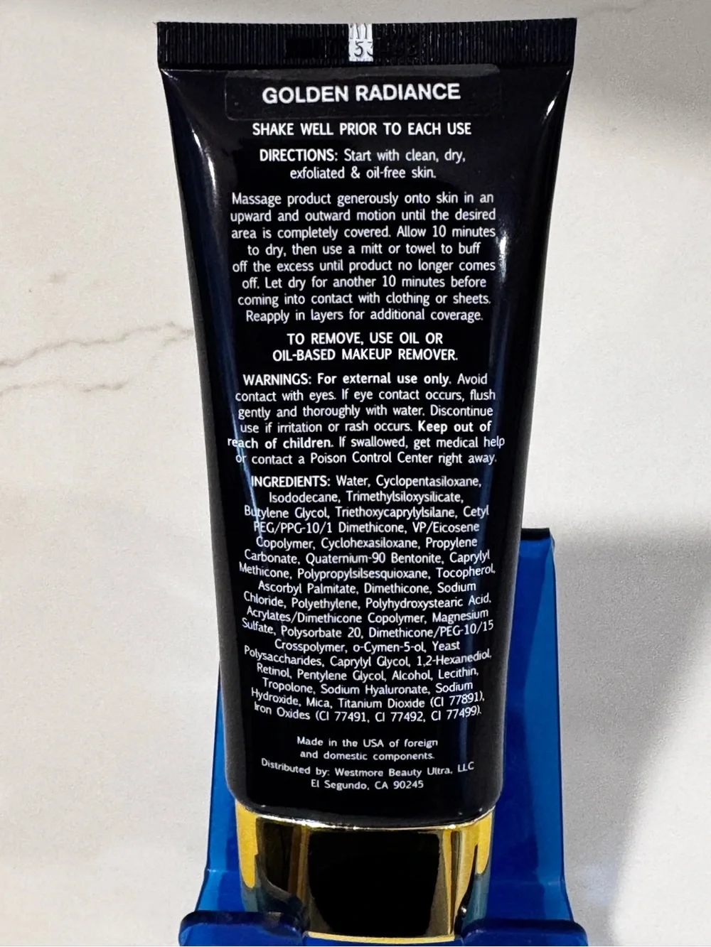 Westmore Beauty Lasting Effects Body Coverage Perfector - Golden Radiance SEALED